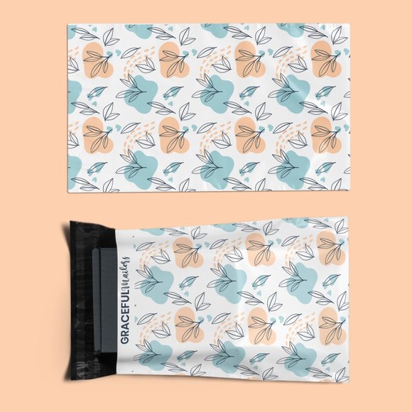 Faithful Floral 6x9 Custom Poly Mailer Envelopes - Picture 3 of 6